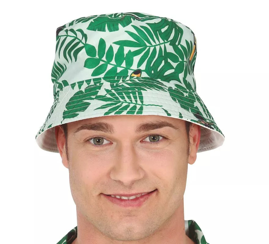 Gorro Hawaiano de Palmeras para adultos