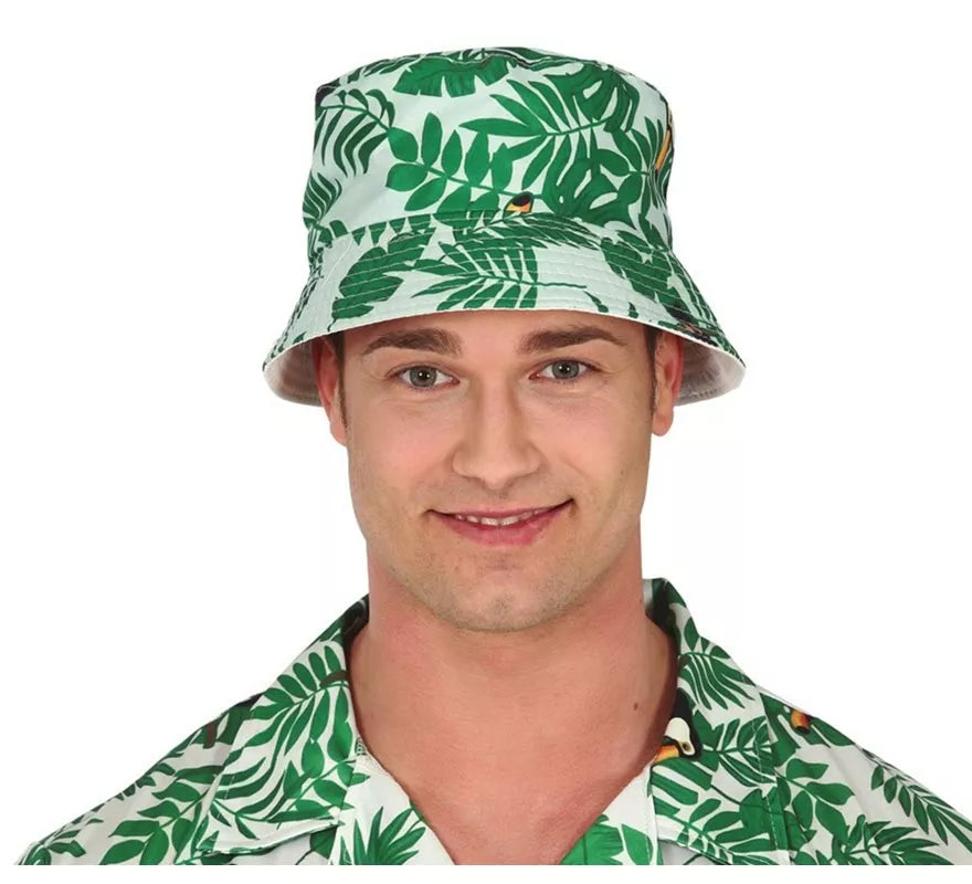 Gorro Hawaiano de Palmeras para adultos