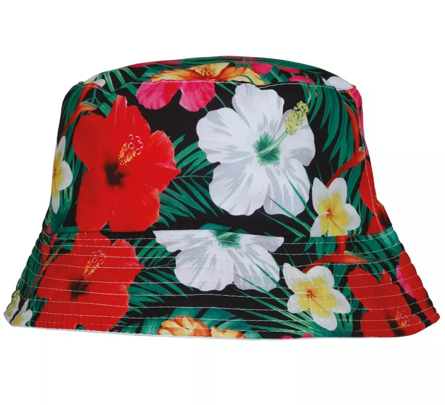 Translation missing: en.Gorro Hawaiano Flores Tropical adulto