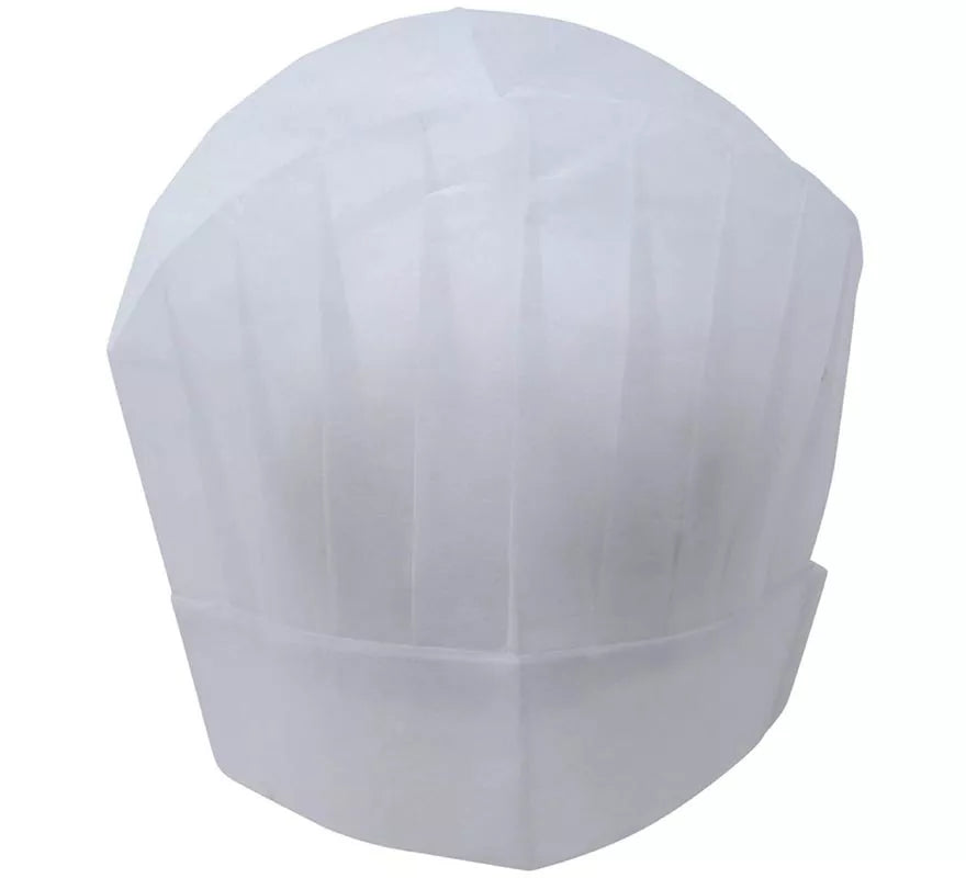 Gorro o Sombrero de Cocinero de papel