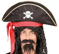 Gorro o Sombrero de Pirata negro con Calavera