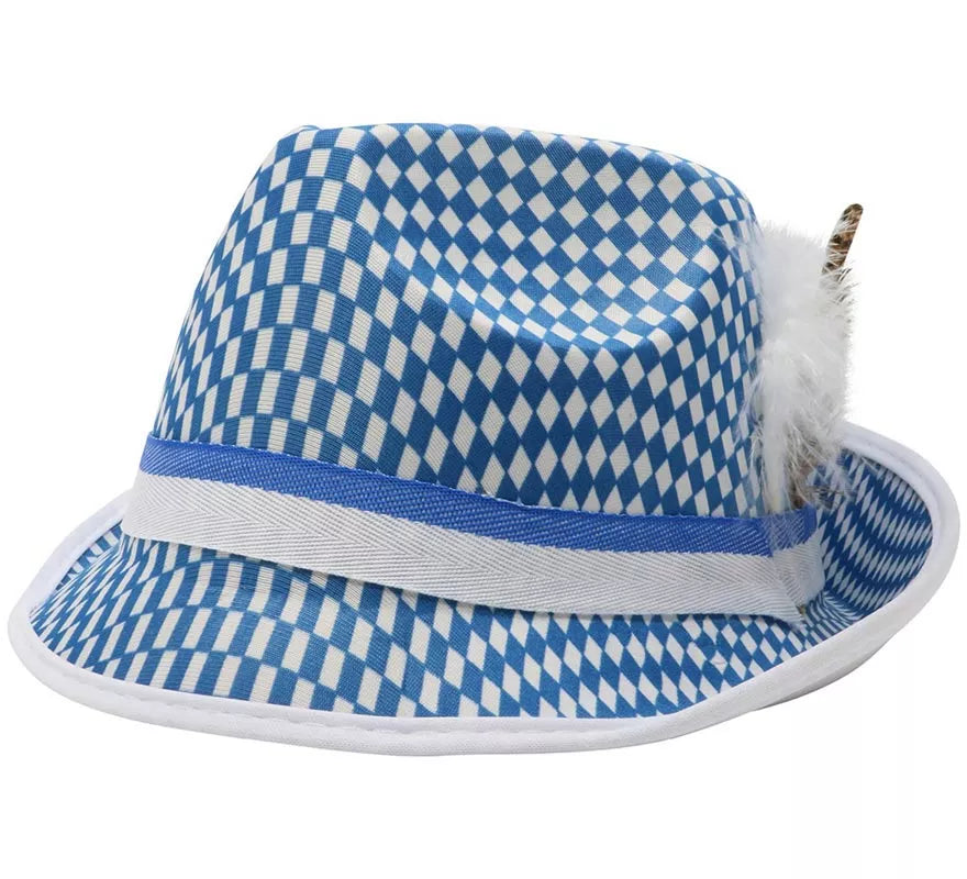 Gorro Oktoberfest Azul y Blanco