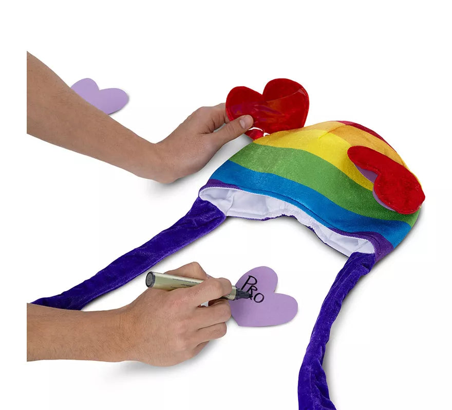 Gorro Orejas Arcoíris con movimiento
