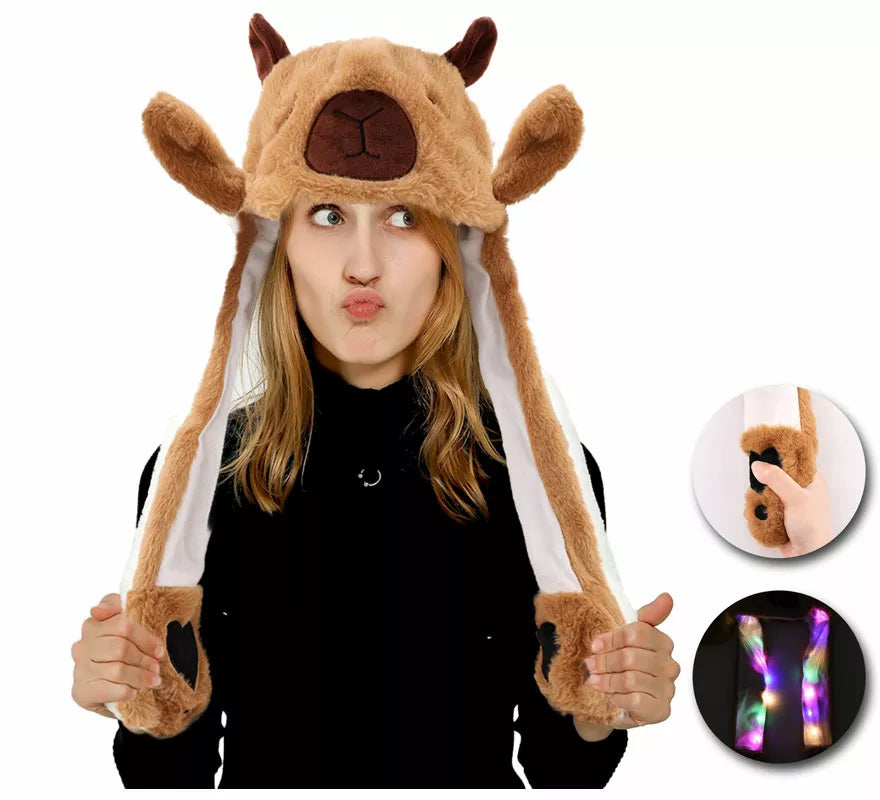 Translation missing: en.Gorro Orejas Capibara con Movimiento y luz