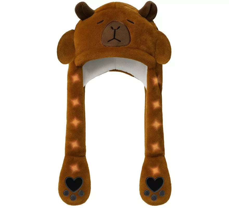 Gorro Orejas Capibara con Movimiento y luz