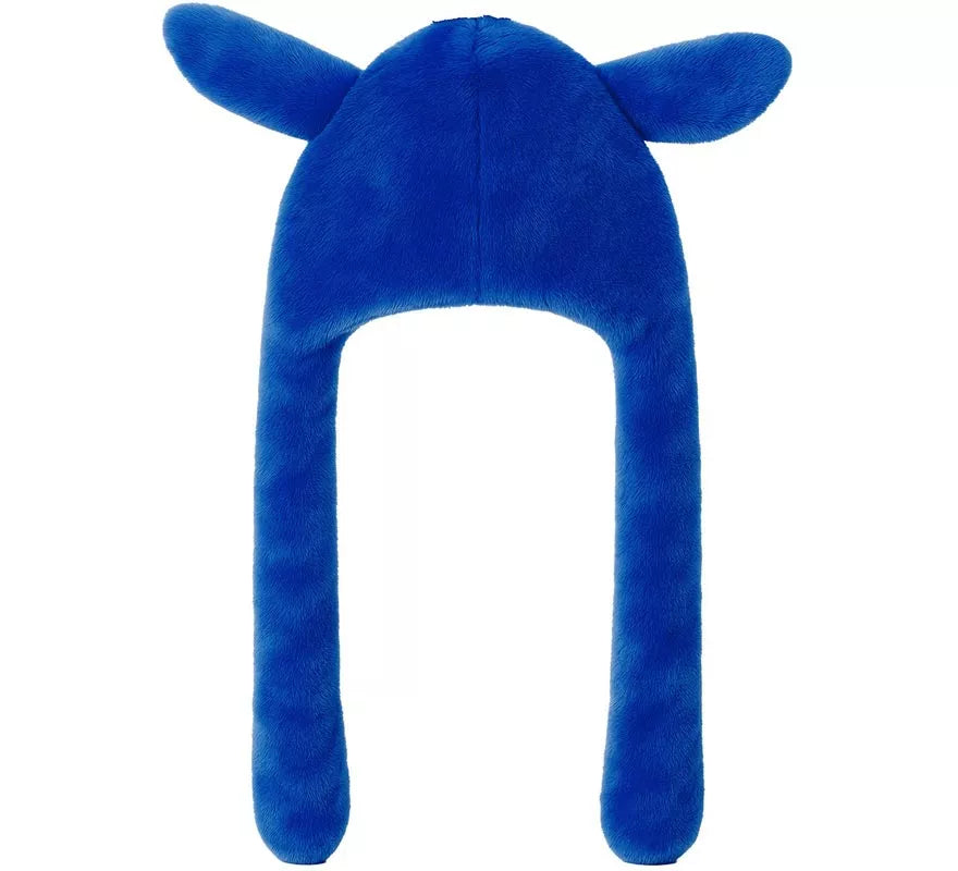 Gorro Orejas Erizo azul con Movimiento y luz