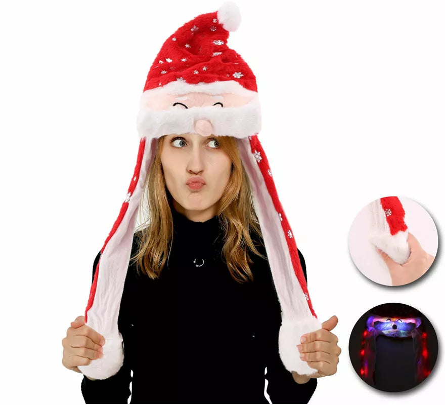 Translation missing: en.Gorro Orejas Papá Noel Copitos con Movimiento con luz