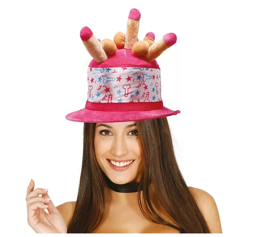 Gorro Pastel con Penes