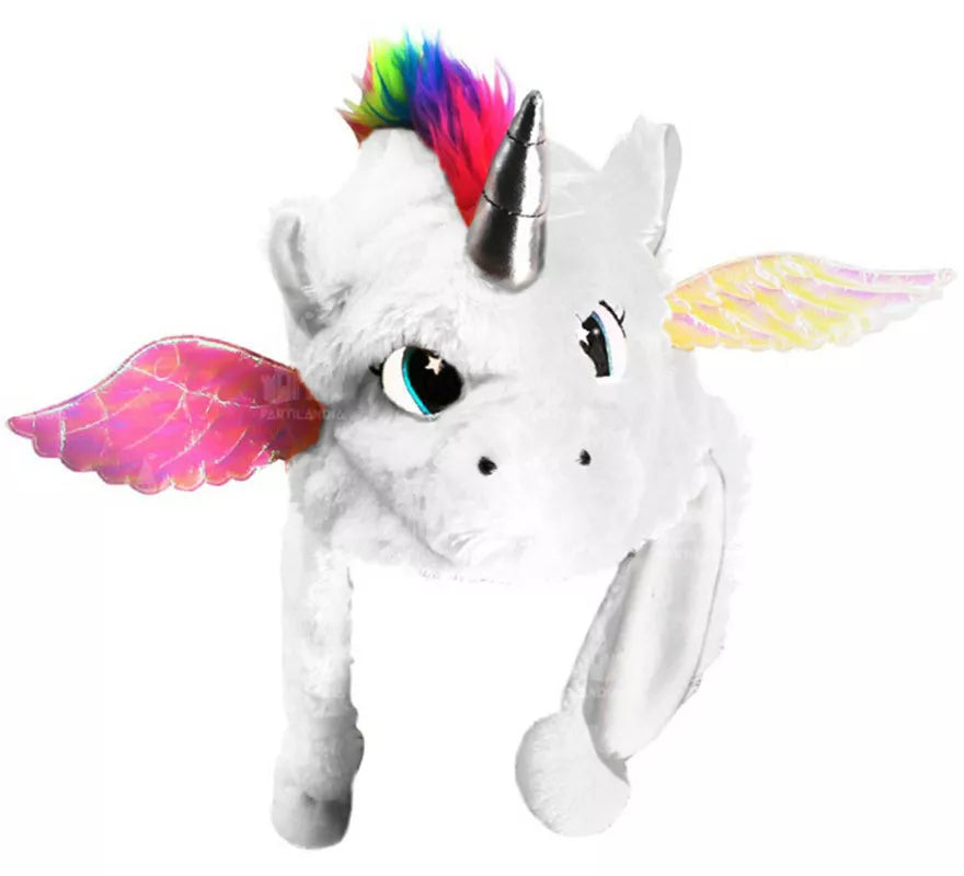 Translation missing: en.Gorro Peluche de Unicornio Blanco