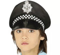 Gorro Policía con placa plateada