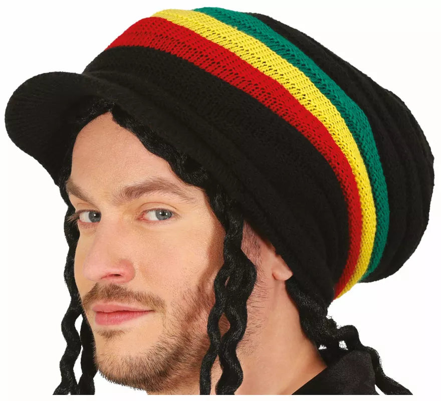 Translation missing: en.Gorro Rasta con Visera adulto