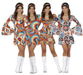 Grupo con vestidos hippies