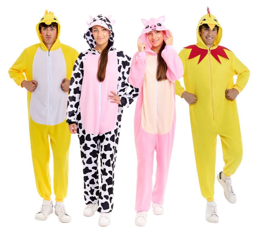 Group of farm animals
