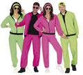 Grupo de años 80 con chándal de colores fluor