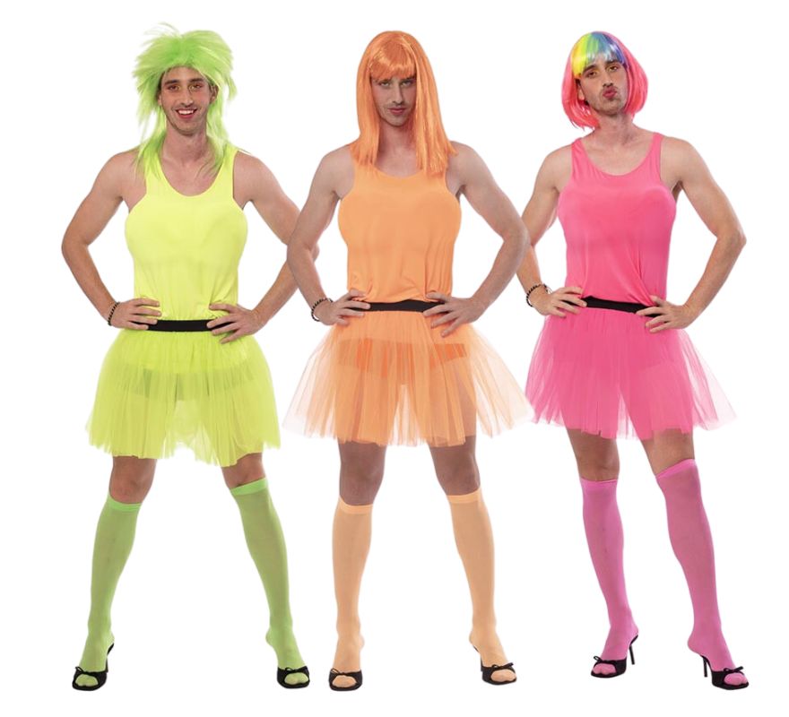 Group of colorful dancers
