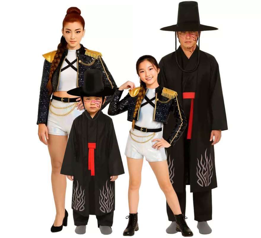 Golden singer and demons group