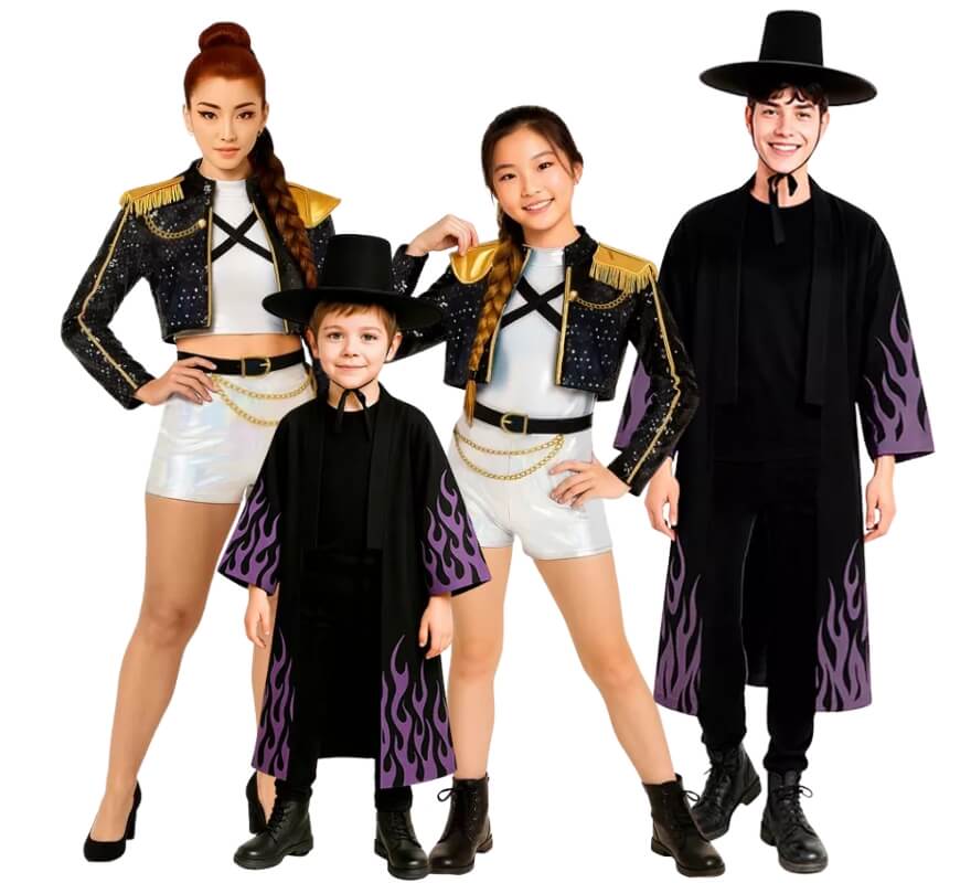K-pop singer and demon group