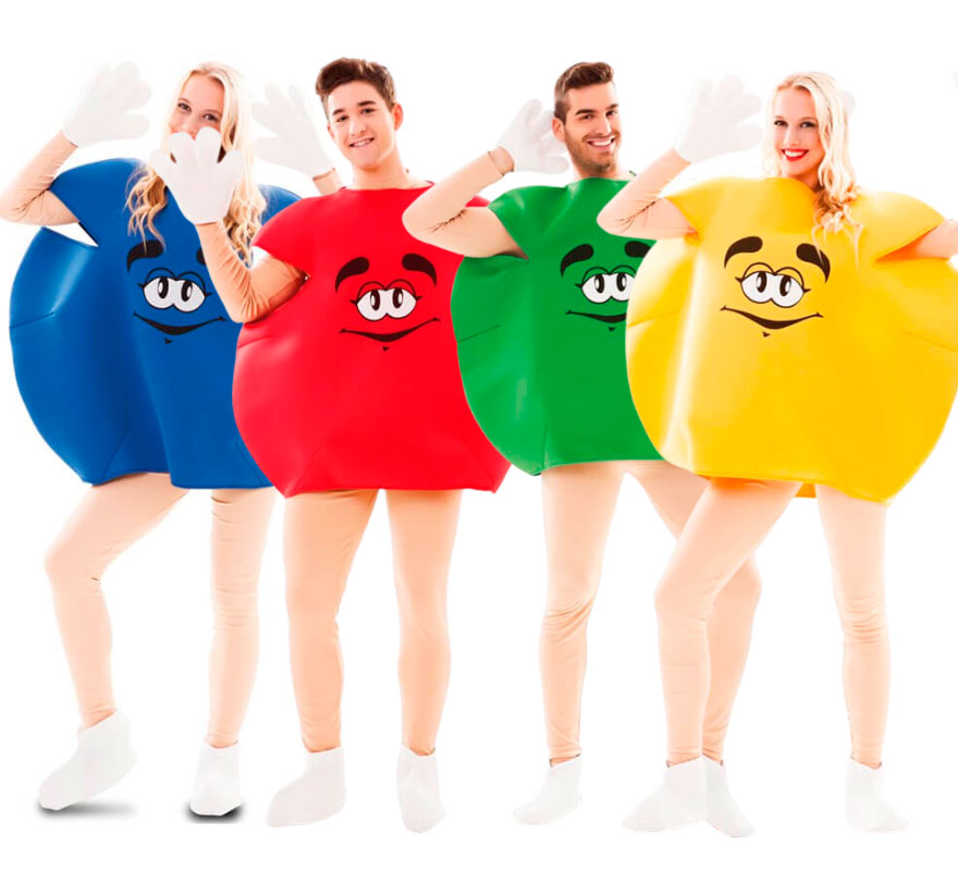 Group of colored chocolates