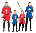 Grupo de cruzados medievales