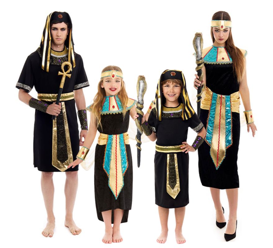 Group of Egyptians in black