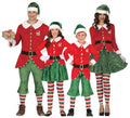 Grupo de elfos ayudantes de Santa