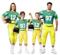 Grupo de fútbol americano amarillo y verde