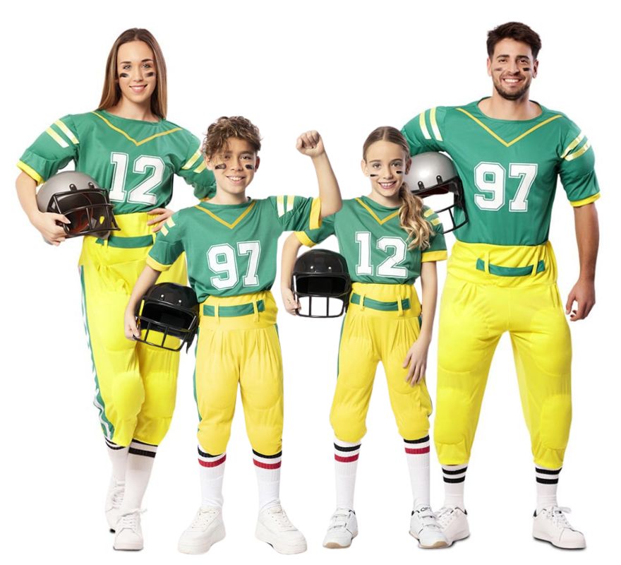 Translation missing: en.Grupo de fútbol americano amarillo y verde