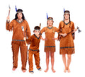 Grupo de indios marrones