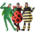 Grupo de insectos del jardín
