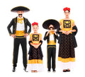 Grupo de mexicanos negro y dorado