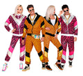 Grupo de ochenteros animal print