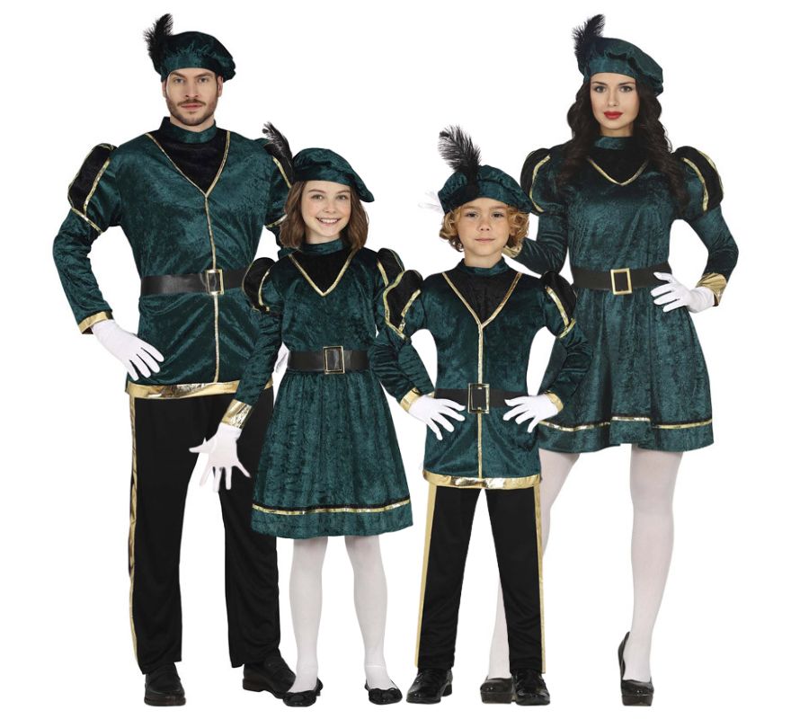 Elegant page group in green