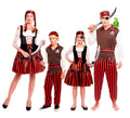 Grupo de piratas a rayas