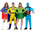 Grupo de superhéroes de bebidas