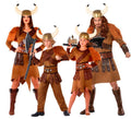 Grupo de vikingos guerreros