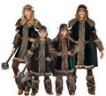 Grupo de vikingos verdes