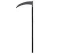 Guadaña desmontable oscura de juguete de 96,5 cm