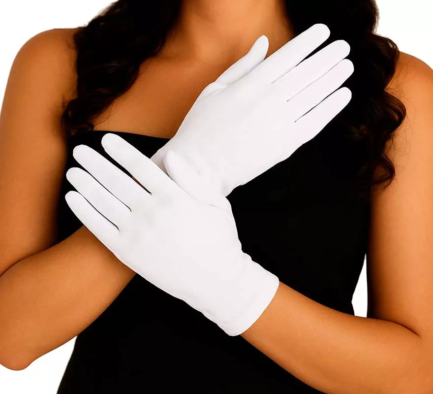 Translation missing: en.Guantes blancos para adulto