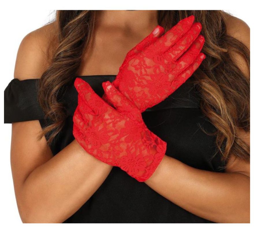 Guantes Calados en varios colores de 22 cm