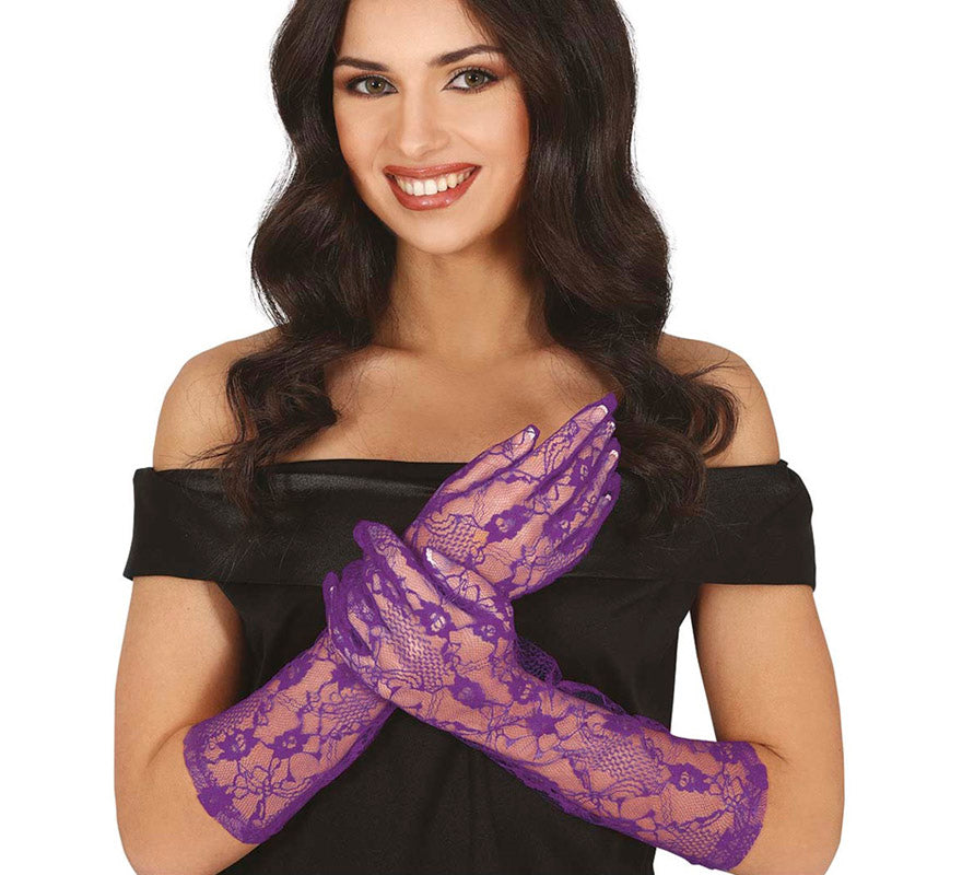 Guantes Calados largos de 38 cm en varios colores