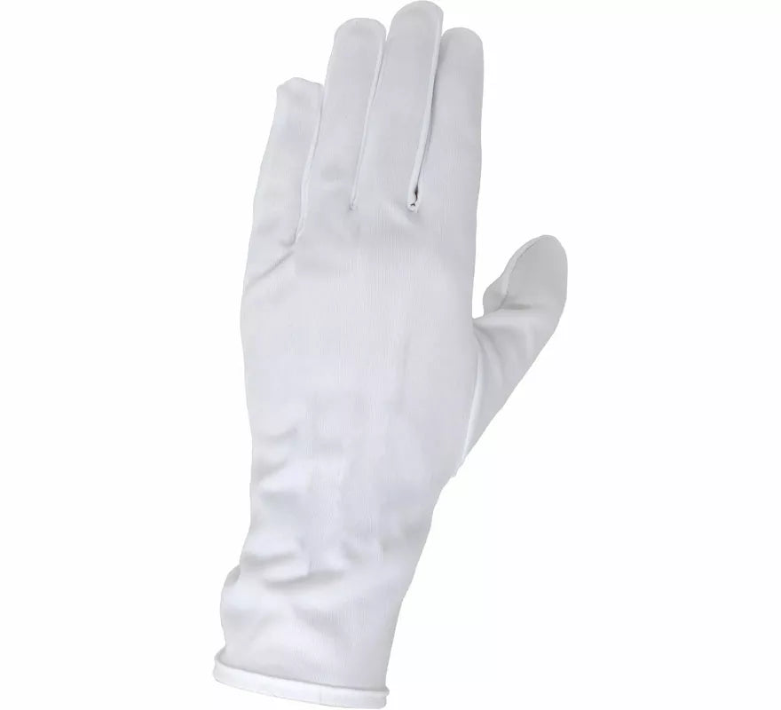 Guantes con Botón blancos de 24 cm