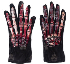 Gloves with Flowing Blood Effect