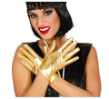 Guantes cortos color oro 22 cm