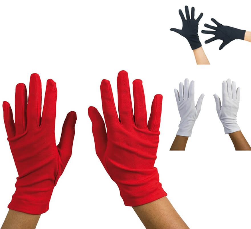 Guantes Cortos 20 cm en varios colores