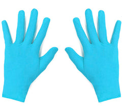 Short gloves for adults in various colors