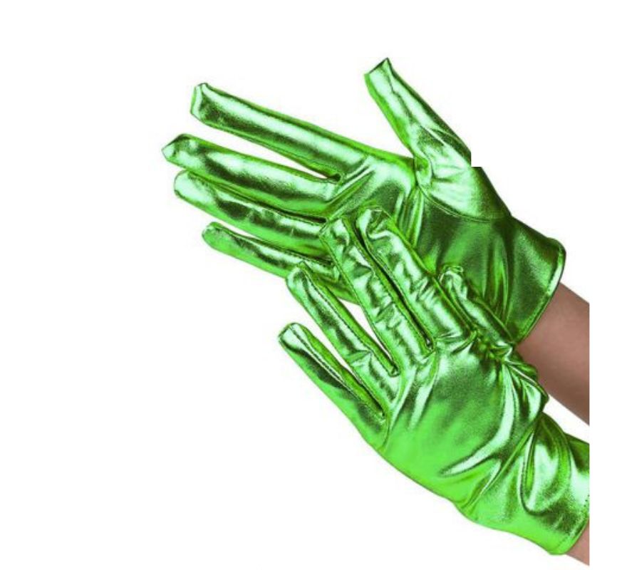 Guantes Cortos para adultos en varios colores Metalizados