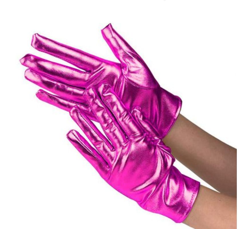 Guantes Cortos para adultos en varios colores Metalizados
