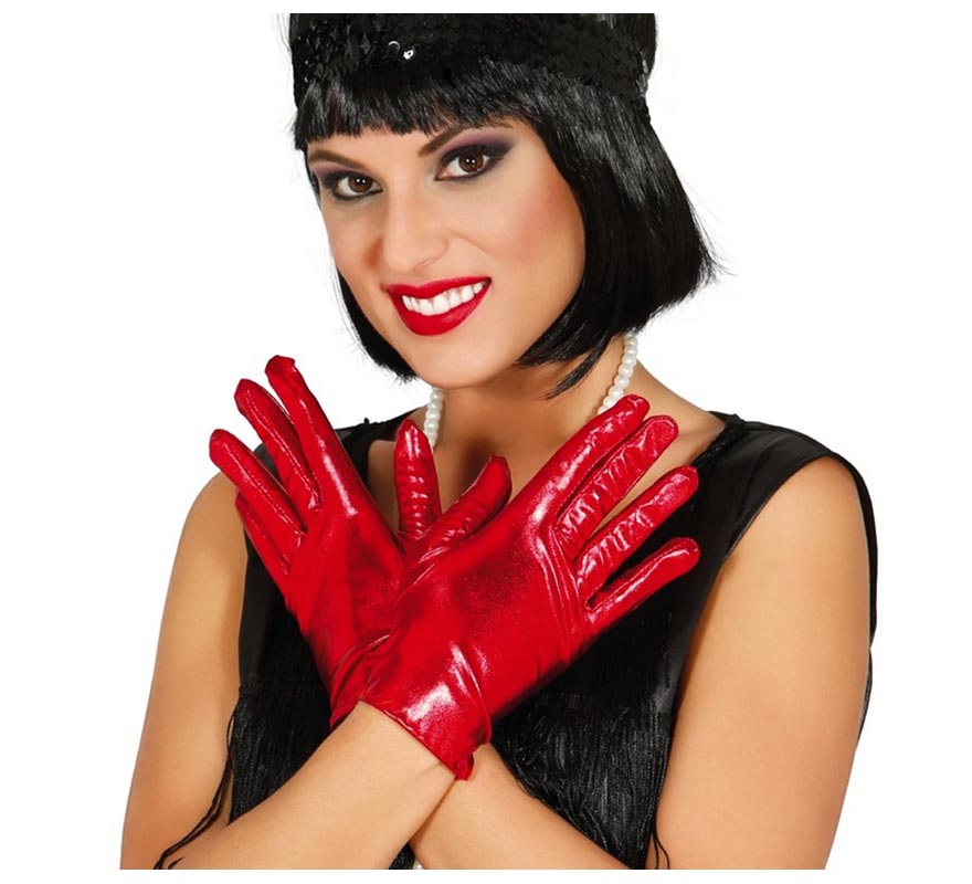 Translation missing: en.Guantes cortos rojo 22 cm