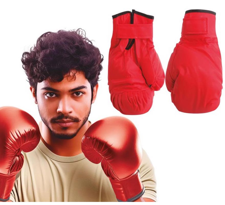 Translation missing: en.Guantes de Boxeo rojos adulto