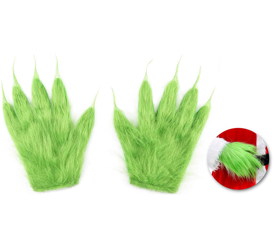 Translation missing: en.Guantes de Duende Gruñón Navideño verde